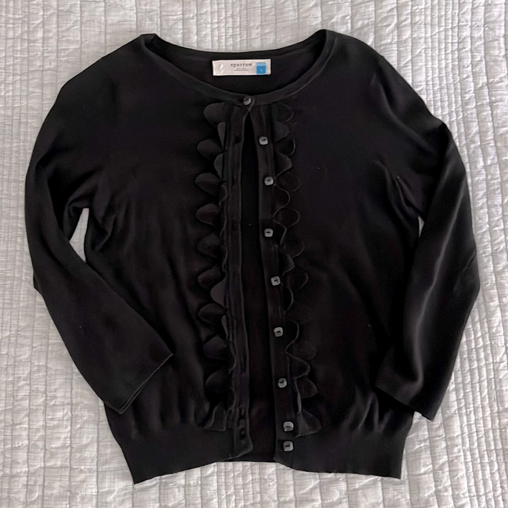 Anthropologie Sparrow Saw Tooth Cardigan Size Small